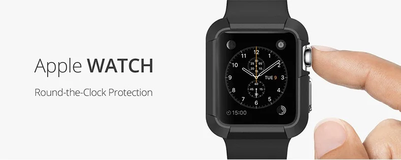 For Apple Watch Case Series 3 1 2 38mm 42mm Cover Shockproof Sport Outdoor Silicone Rubber Gel Skin for iwatch Black White Blue |