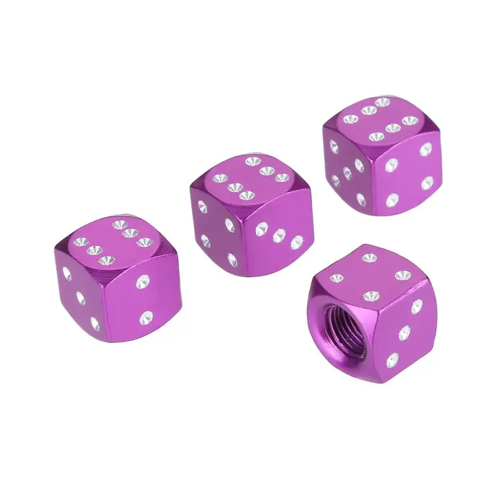 

4X ковпачки для штока клапана в стиле кубиков, автомобильные колпачки для сосков, чехлы для штоков, воздушный клапан для шин, пылезащитные колпачки для колес для автомобилей, мотоциклов, велосипедов