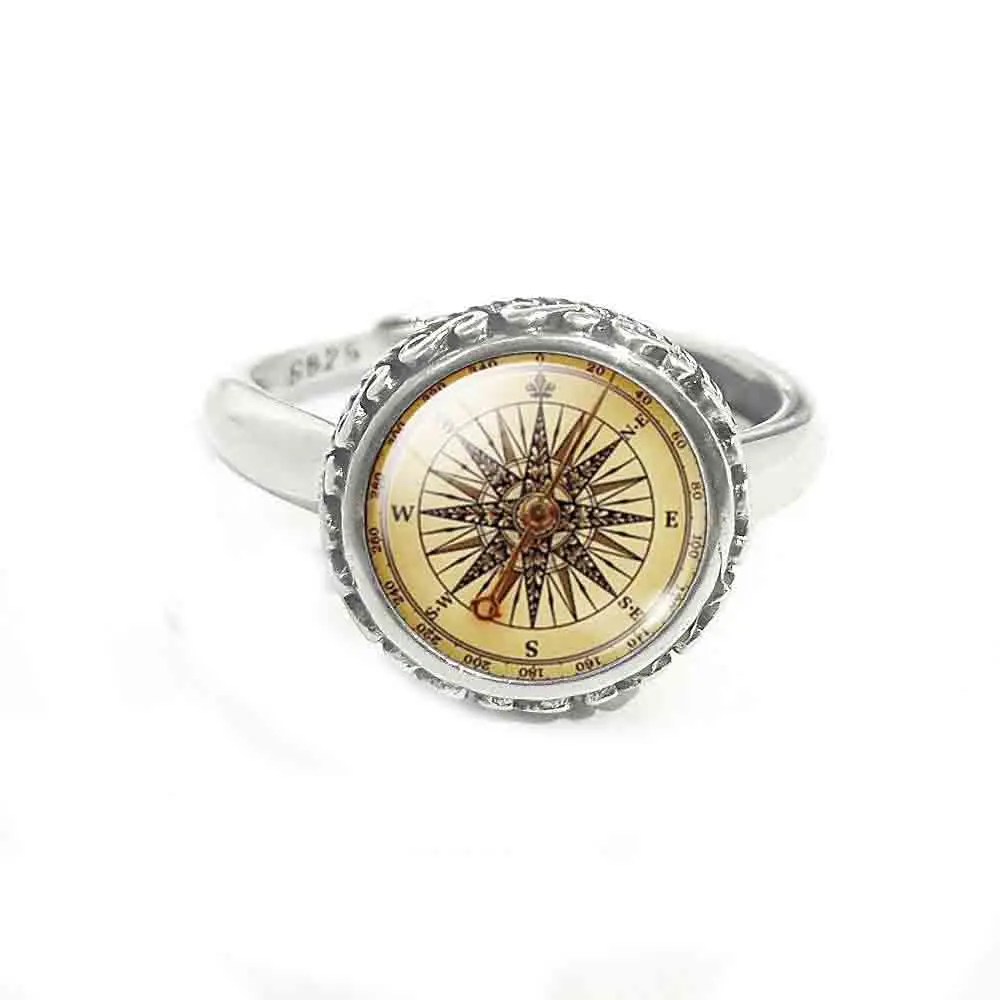 Женское и мужское Винтажное кольцо серебряное из серебра 925 пробы с