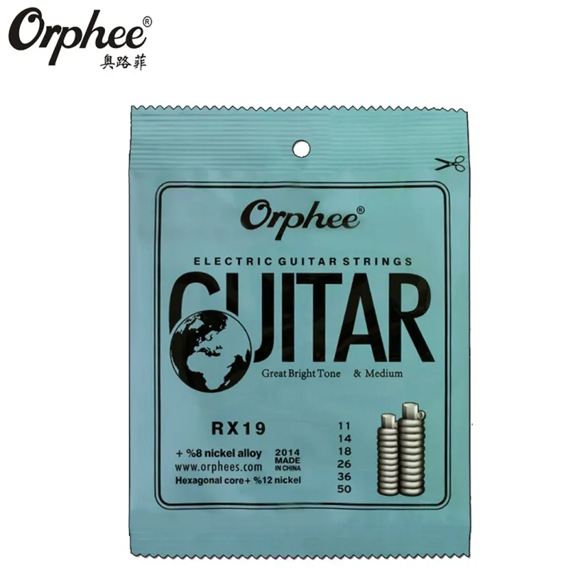 Orphee RX19 011 050 Электрогитары струны нить из никелевого сплава супер светильник