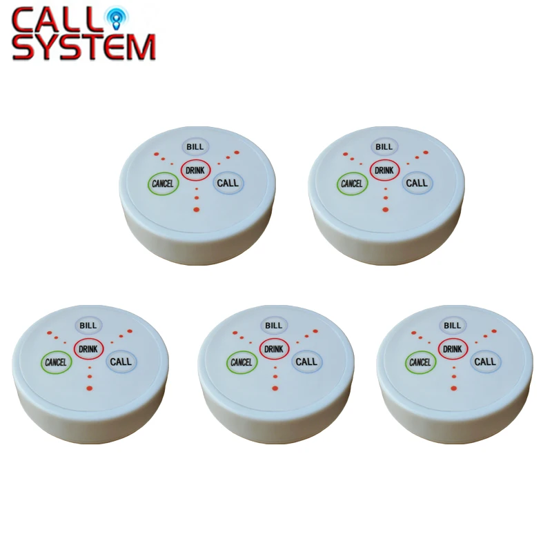 5pcs 4-key button K-D4 Electronic waiter calling system | Компьютеры и офис
