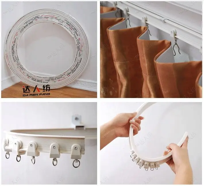 

Nano silence bendable curtain curved track curtain accessories