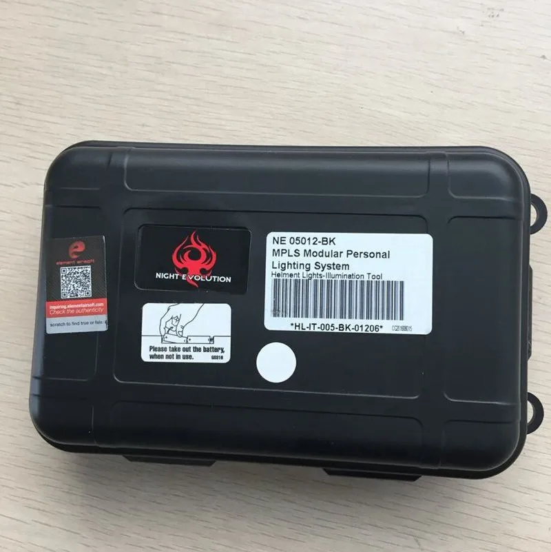 Ночной-Evolution Tactical Softair Princeton Tec MPLS Шлем свет модульное облегченное(легковесное) разгрузочное снаряжение крепление Открытый фонарик шлем для охоты аксессуар