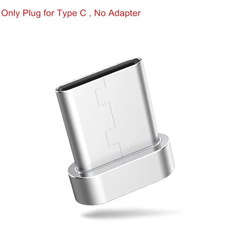 Only Plug for Type C Магнитный Micro usb адаптер Vanniso для Xiaomi Oneplus USB C разъем для зарядки samsung huawei USB конвертер магнит Тип C - Цвет: Only Plug for Type C