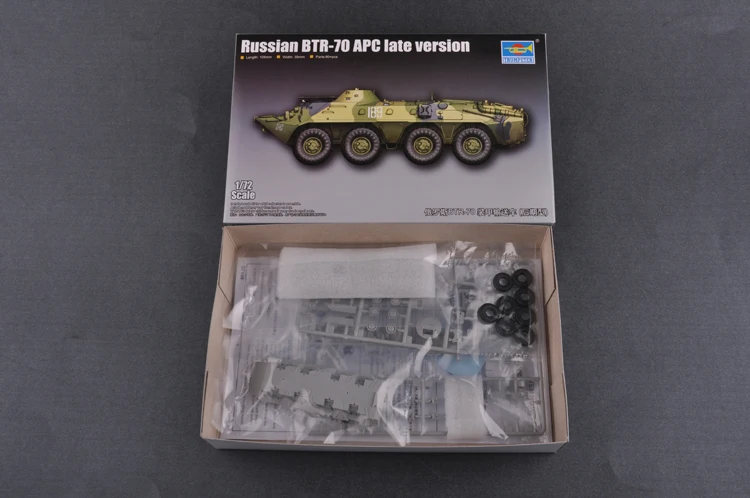 1:72 Scale Tank Model Russian BTR-70 APC Later Version DIY Collection Assembly Building Kit 07138 | Игрушки и хобби