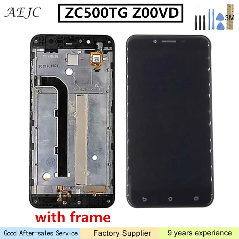 5 &quotдля Asus ZenFone Go ZC500TG Z00VD ЖК дисплей панель монитор модуль + сенсорный экран