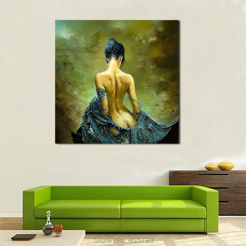 Напечатанные сексуальные женские картины с ангелом голым телом картина маслом