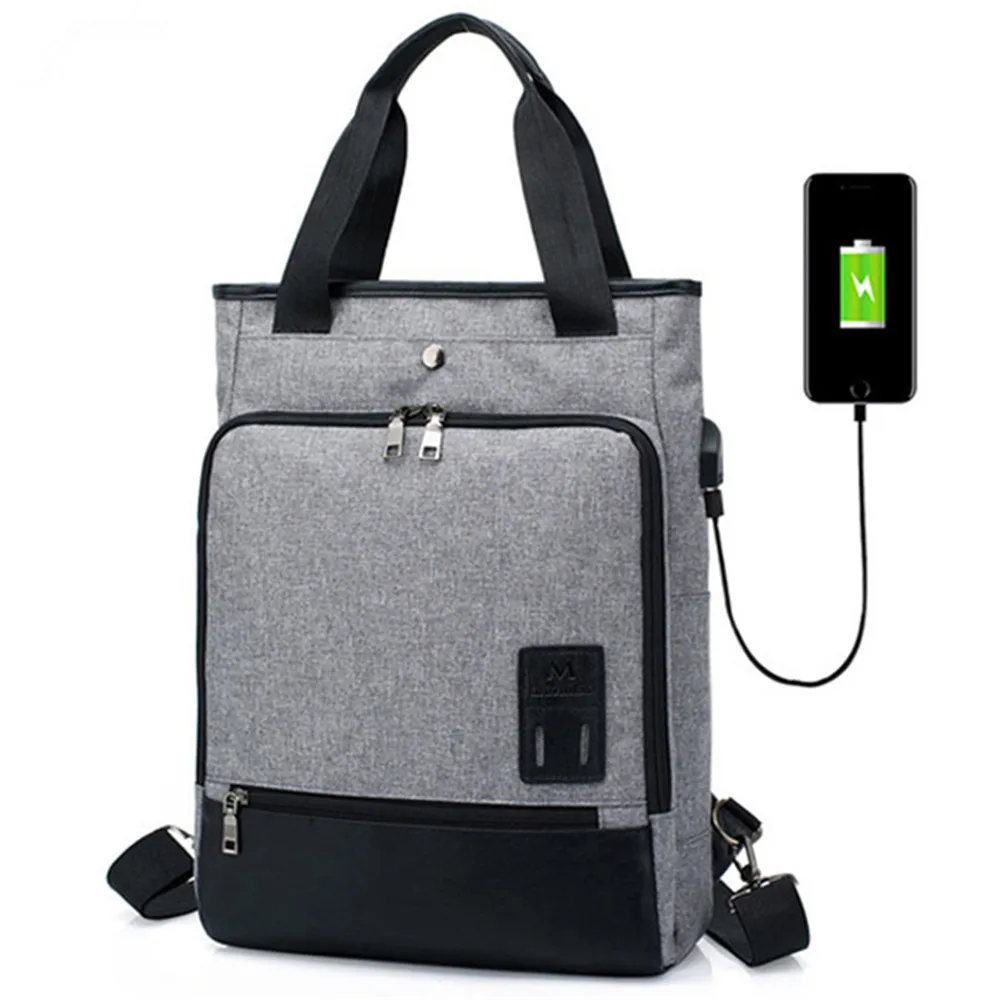15 дюймовые многофункциональные сумки через плечо с usb зарядкой для женщин и