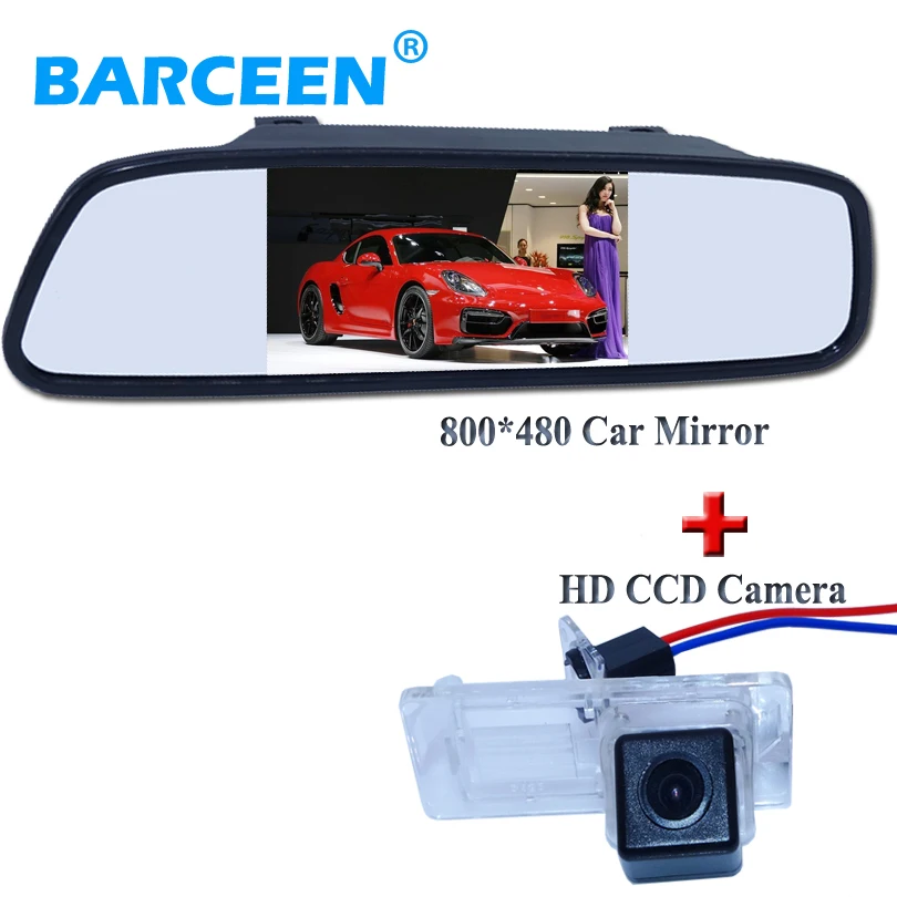Автомобильная камера заднего вида hd ccd Датчик изображения + 4 3 &quotавтомобильное