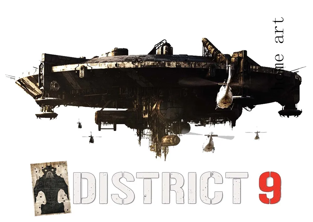 Плакат DISTRICT 9 прозрачная картина настенные наклейки украшение для дома хорошее