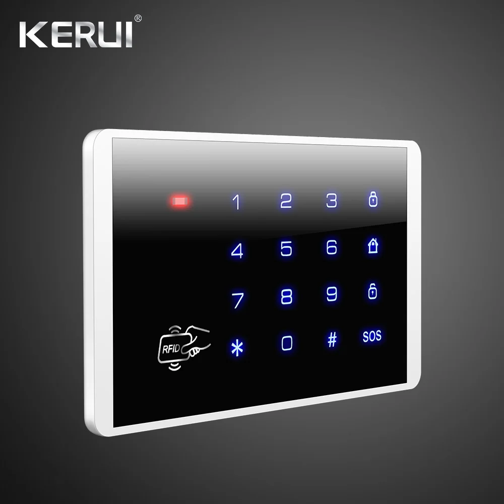 W193 3g wifi PSTN GSM домашняя охранная ЖК сигнализация с сенсорным экраном система