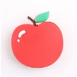 Apple 3D Счастливый мультфильм расширяющийся стенд и сцепление для ваших мобильных телефонов Универсальный палец кольцо держатель для iPhone 6 6s 7 Plus XS - Цвет: Apple
