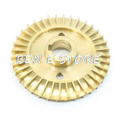 

Water Pump Spare Part Solt Hole Double Side Brass Impeller Wheel 60mm Dia 60 x 12 x 6.4mm