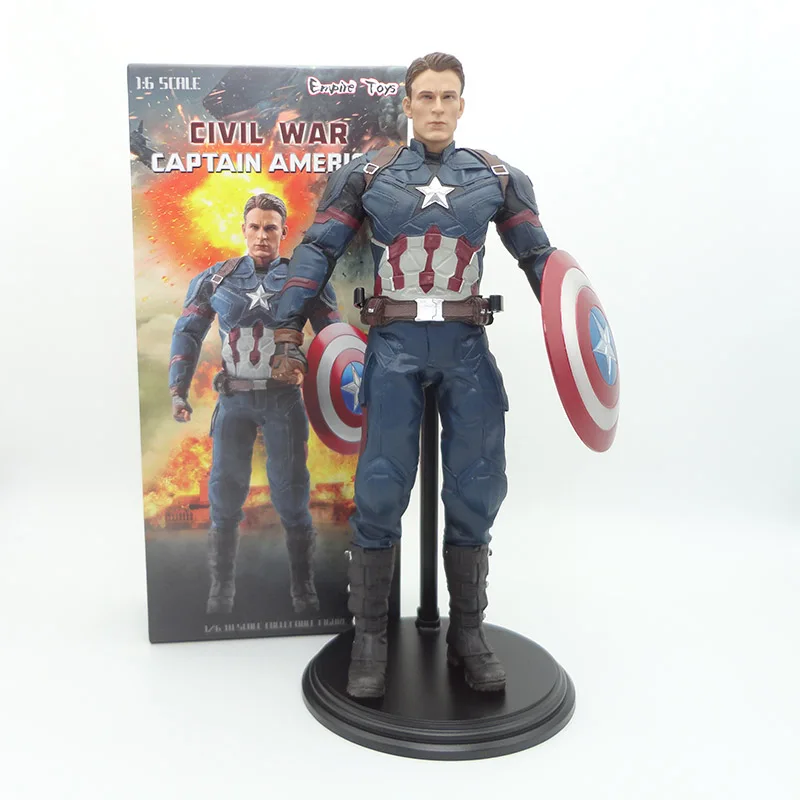 B with box 30 см Фильм Мстители 4 конечная игра Бесконечность Civil War игрушки Тор Капитан Америка Железный человек паук фигурка игрушка - Цвет: B with box
