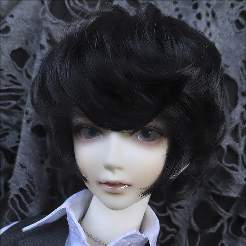 Cataleya Короткие вьющиеся и прямые волосы BJD парик для куклы Бесплатная