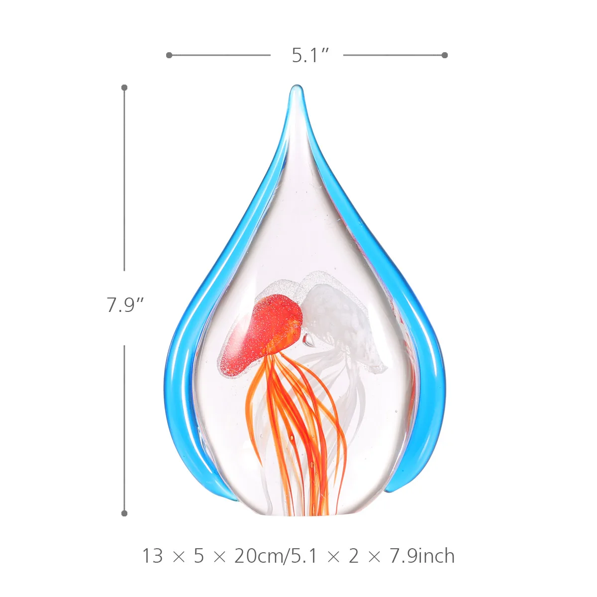 Статуэтка Tooarts в форме каплевидной медузы подарок современный стиль домашний