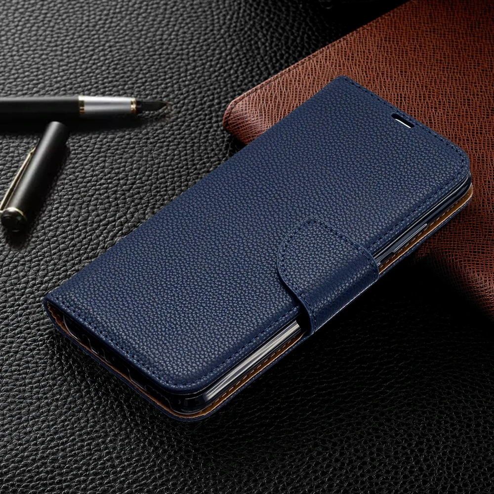 Чехол Honor 10 Lite для etui Huawei P Smart 2019 однотонный кожаный чехол Funda | Мобильные телефоны