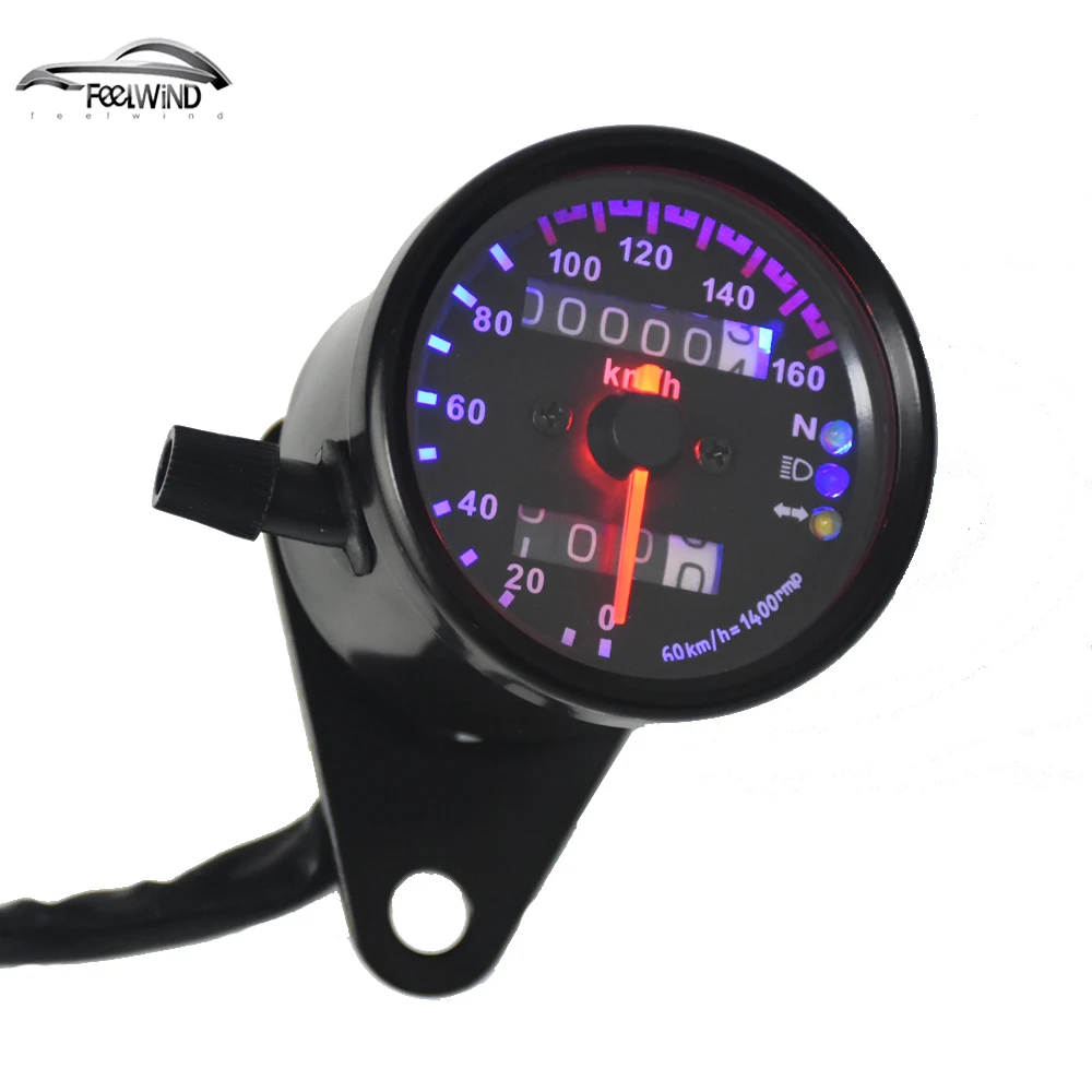 Универсальный мотоциклетный спидометр одометр вездеходный скутер с подсветкой