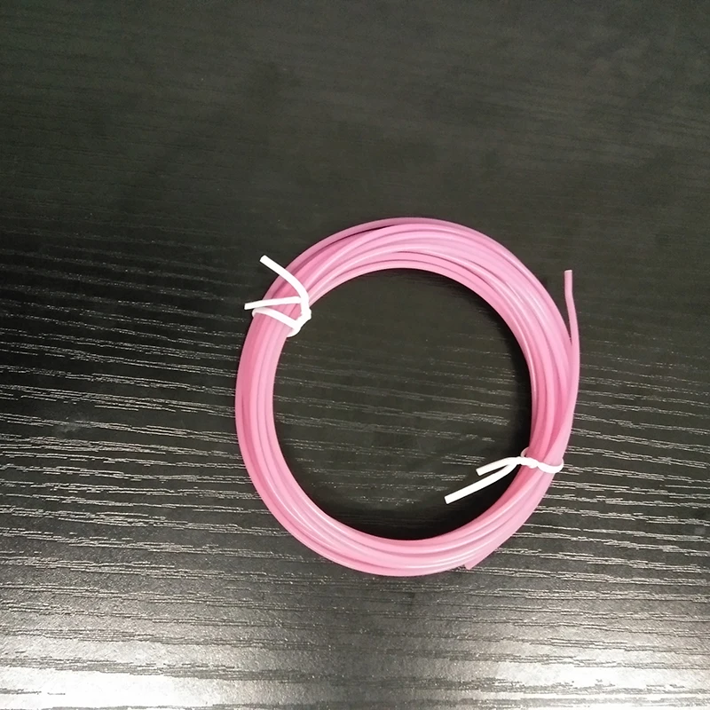 Pink Пластик для 3d-ручки 5 метров PLA/ABS 1,75 мм 3d Принтер Нити печатные материалы экструдер аксессуары части прозрачный белый - Цвет: Pink