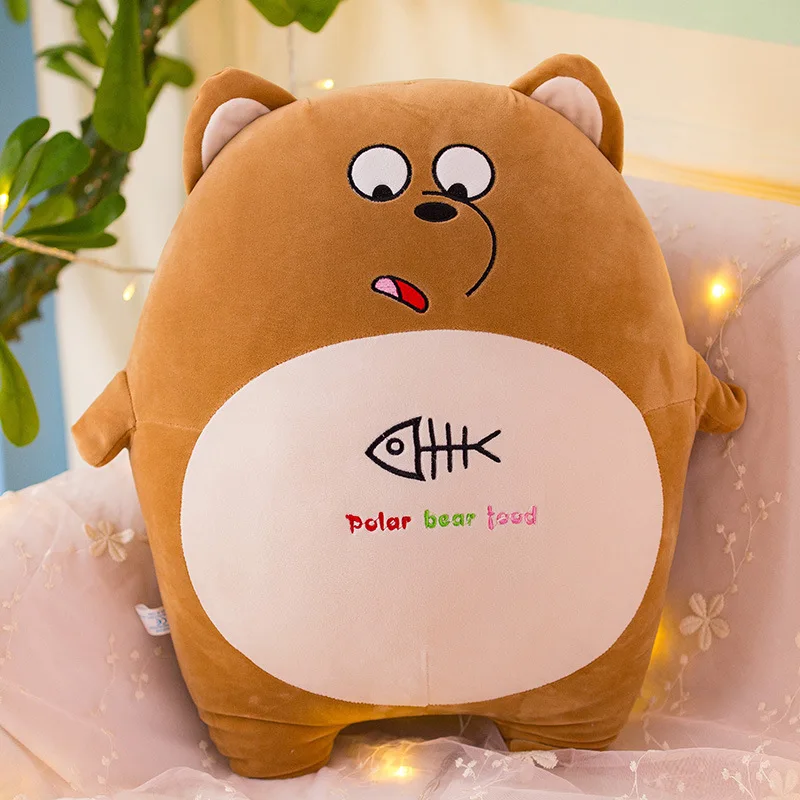 Новинка Kawaii плюшевая кошка Медведь свинка 50 см Большой размер
