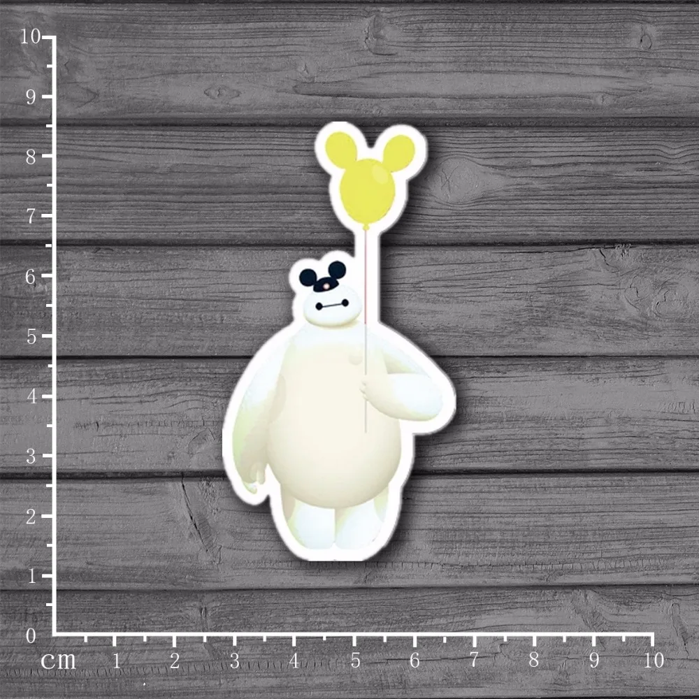 Воздушный шар белый Baymax для фотографий Мультяшные наклейки на ноутбук домашний