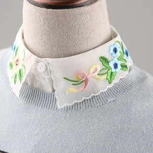 Женский свитер, женская рубашка, аксессуары, блузка, искусственный воротник, украшение ногтей, сверлильный воротник, весна, осень, зима, цветы, пряжа, воротник, искусство