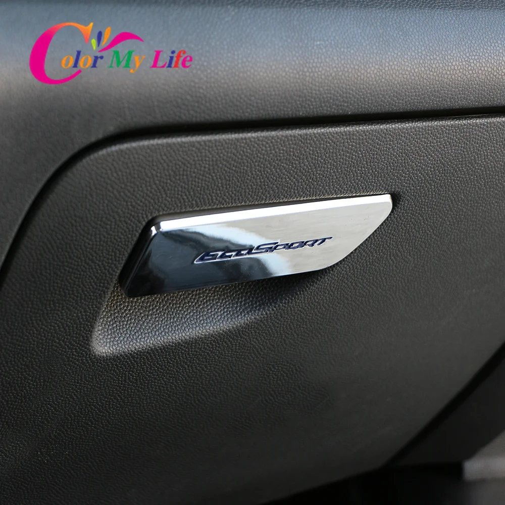 Автомобильный перчаточный ящик крышка ручки для Ecosport ABS хромированный