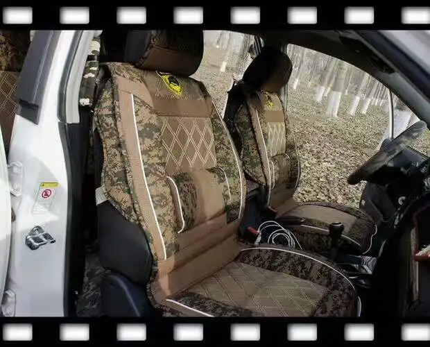 

car seat covers canvas cushion set hunting forest for Chevrolet Blazer SPARK SAIL EPICA AVEO LOVA cruze Optra 560 610 630 730 CC