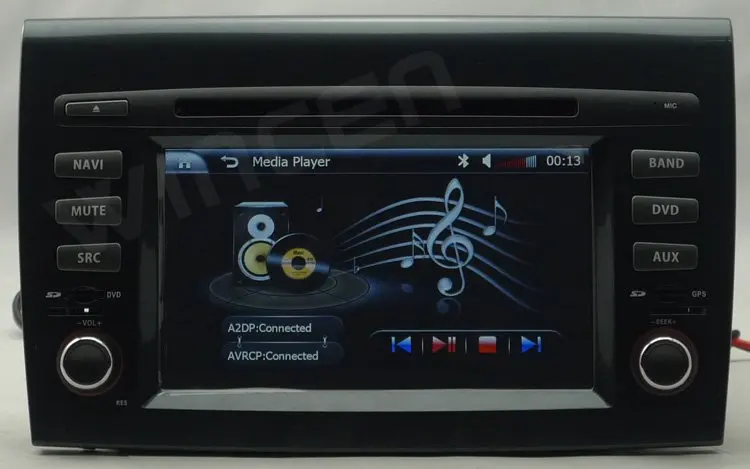 6 2 &quotАвтомобильный DVD плеер для Fiat Bravo с 3D Меню Многоязычная поддержка бортовой