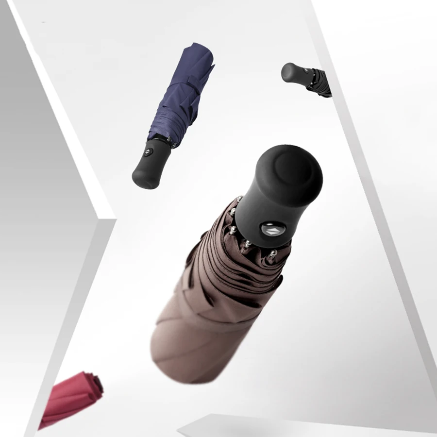 Мужской складной женский креативный Зонт двойной дождь Большой Автоматический