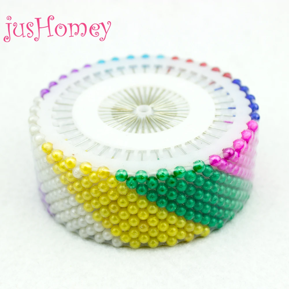 480pcs 35mm Sewing Locating Straight Pins Ball Head Needles Mixed Colors Round for Corsage Draping Craft Dressmaking | Дом и сад