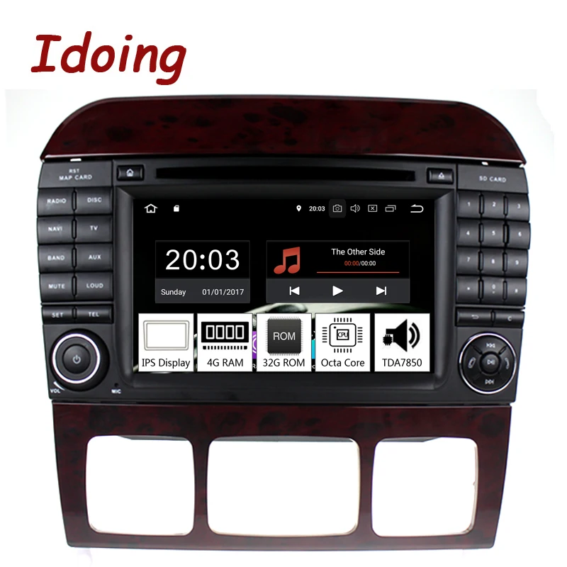Автомагнитола Idoing 7 &quotPX5 4G + 32G 8 ядер 2Din Android 0 GPS DVD мультимедийный плеер для Mercedes-Benz