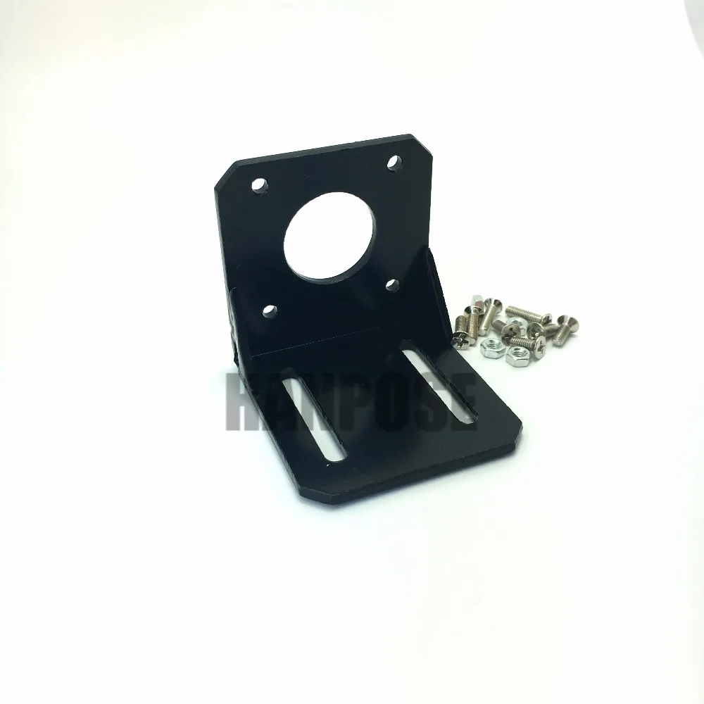 Free shipping 10Pcs Nema 17 3D Printer Parts Makerbot MK8 Stepper Motor Mounting L Bracket Mount Step Stepping for Nema17 motor |