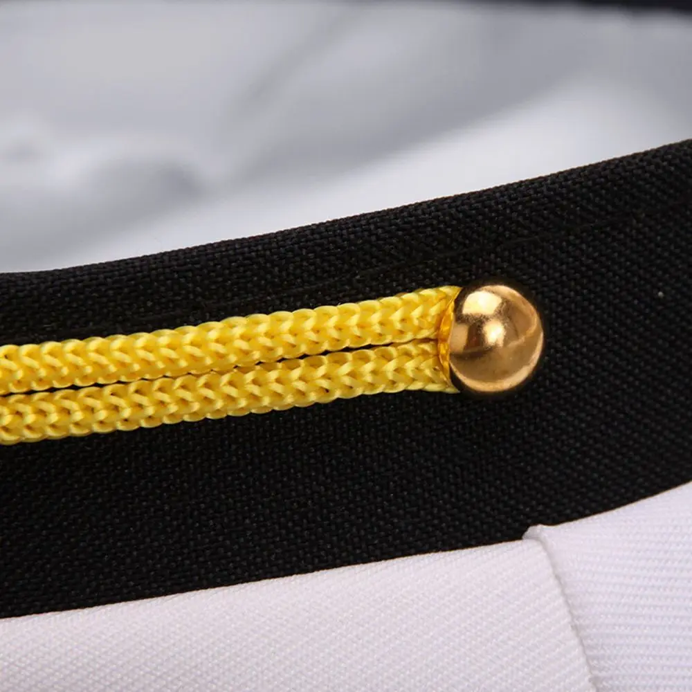 Новинка винтажная белая Регулируемая Кепка для шкипера моряков темно синих