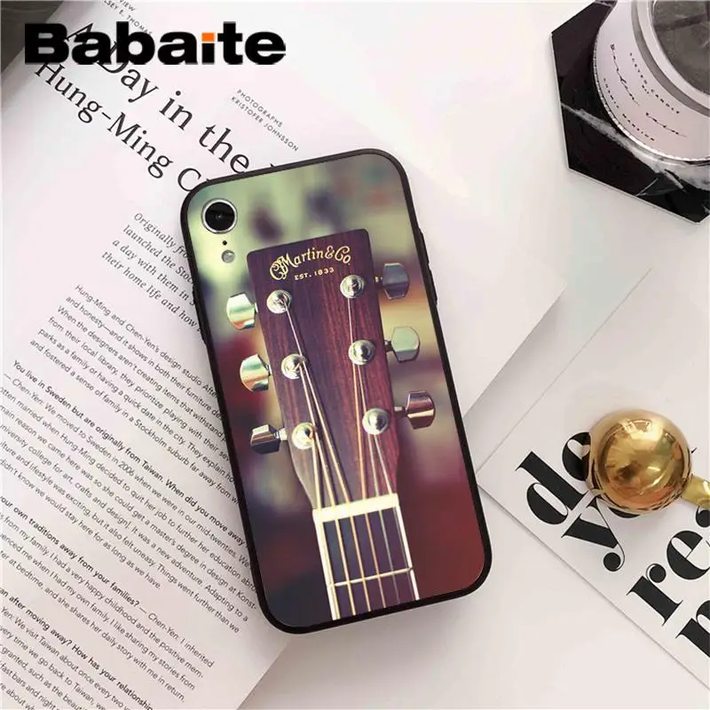 Babaite гитара amp шаблон ТПУ мягкий телефон аксессуары чехол для iPhone 8 7 6 6S Plus X XS MAX 5 5S SE XR Fundas Capa