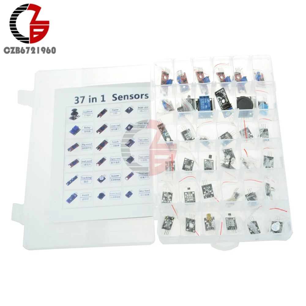 Модуль модуля датчиков Ultimate 37 в 1 для обучения Arduino MCU DIY|kit for arduino|kit kitskit modul |