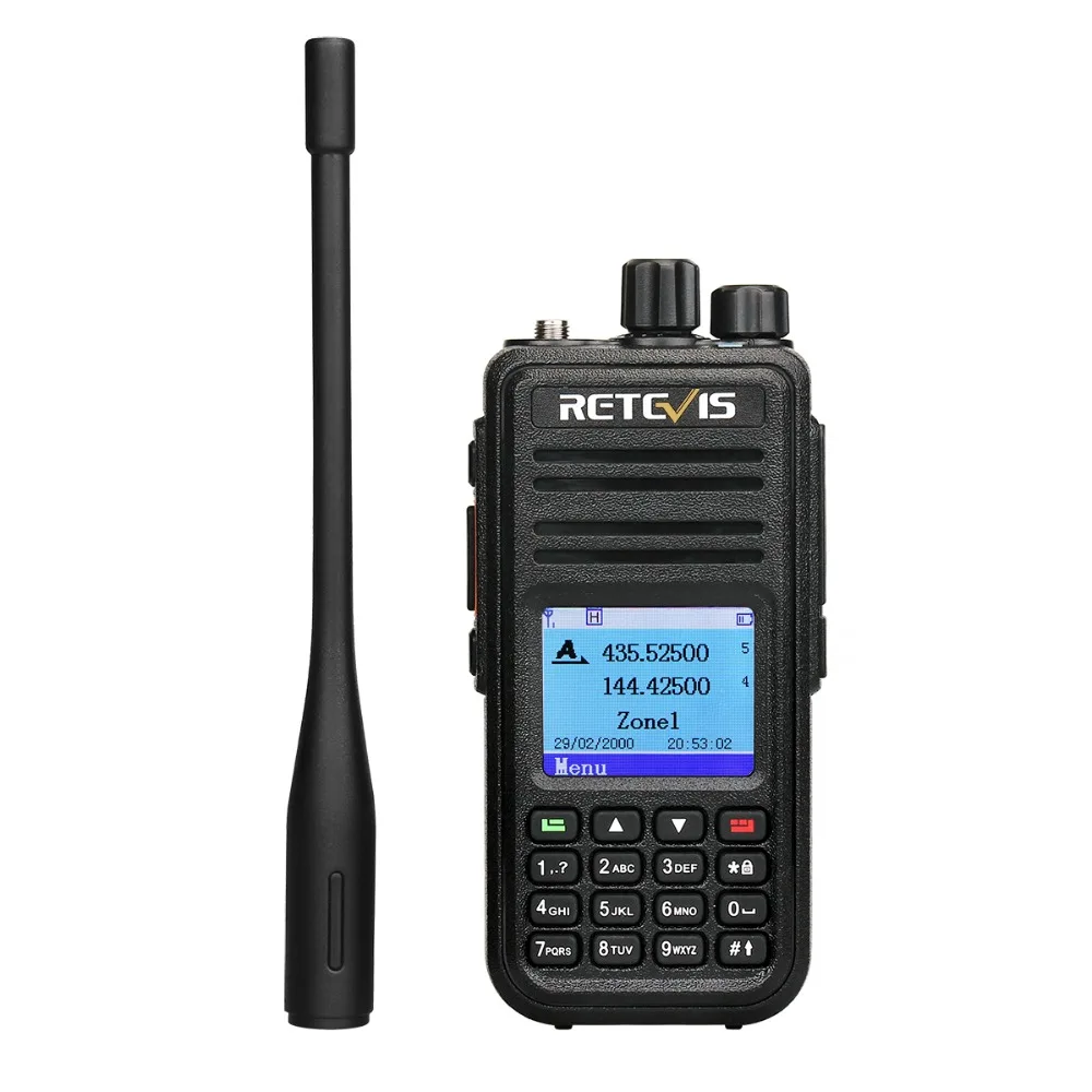 Двухдиапазонная цифровая рация DMR Walkie Talkie (GPS) 2 шт. Retevis RT3S VHF UHF DCDM TDMA Ham радио Hf