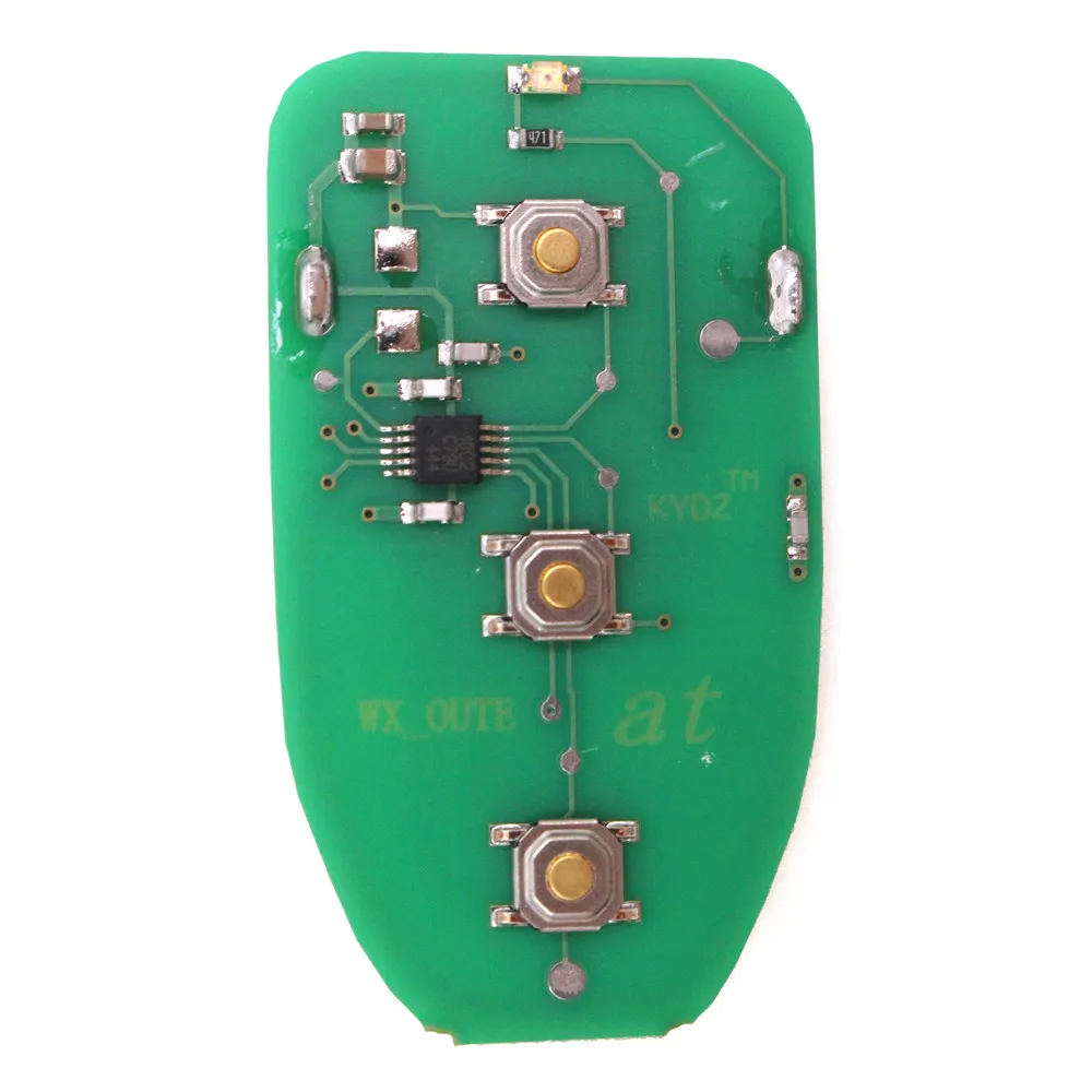 KEYECU 5 шт. дистанционный брелок 3+ 1 кнопка 315 МГц для HYUNDAI FCC ID OSLOKA-310T