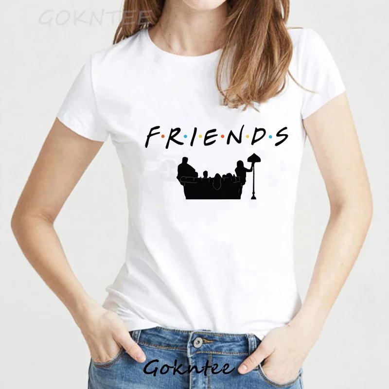 Модная футболка с надписью best Friends TV женские летние топы забавная Повседневная
