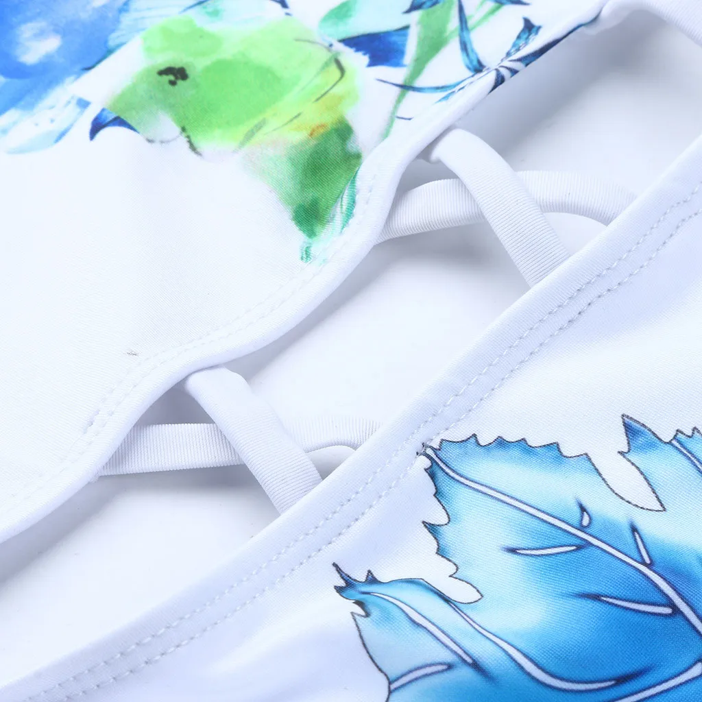 Одежда для беременных женские купальные костюмы с цветочным принтом и V-образным