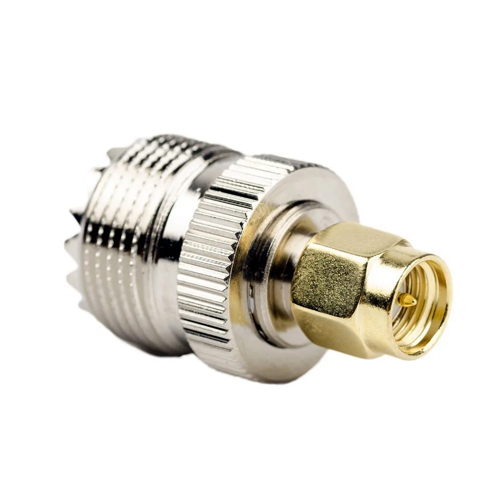 2 шт. адаптер со штекером UHF на штекер SMA RF|jack plug connector|jack connectorjack jack |