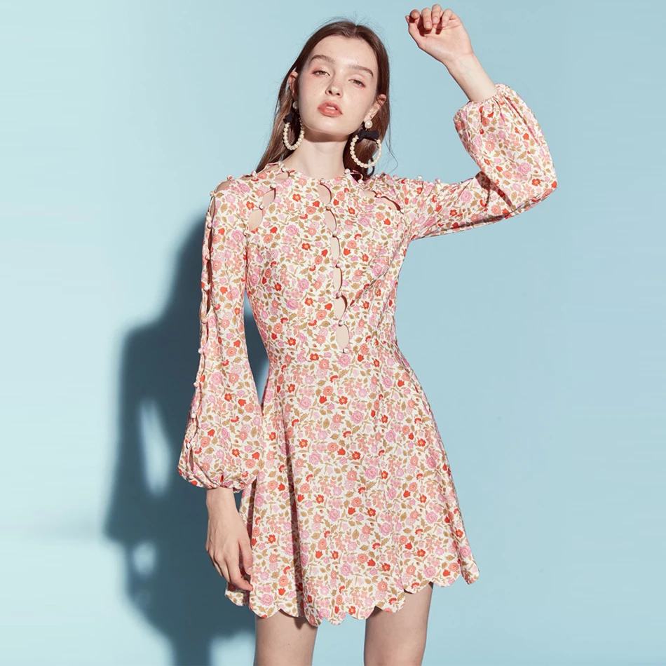 Новинка лета 2020 женское модное ретро платье с принтом сексуальное мини-платье