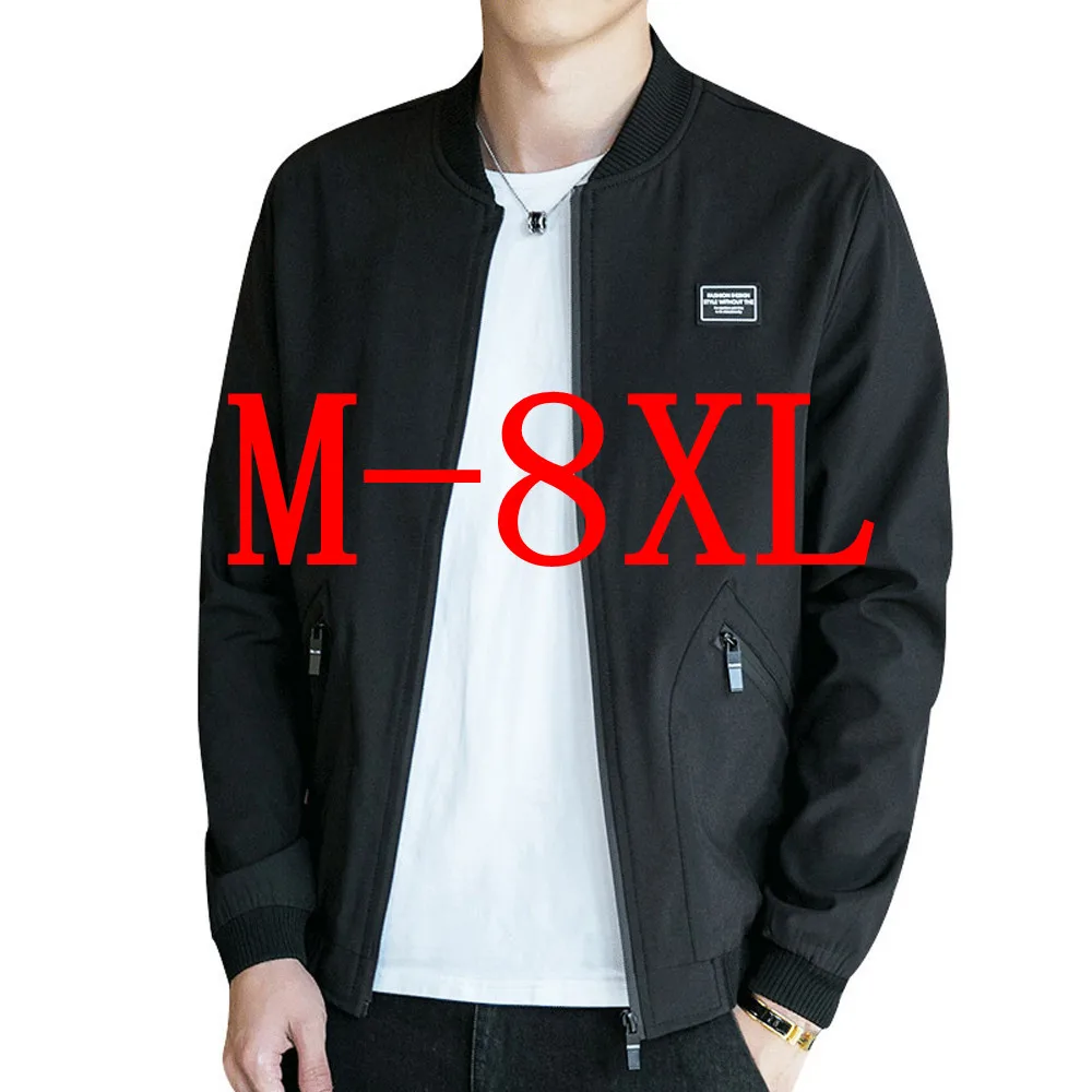 Мужская повседневная куртка JAYCOSIN бейсбольная большого размера тонкая ветровка