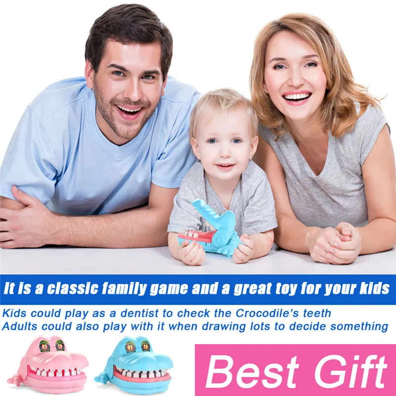 Крокодил кусает пальцы игра рот стоматологические игрушки смешная вечерние