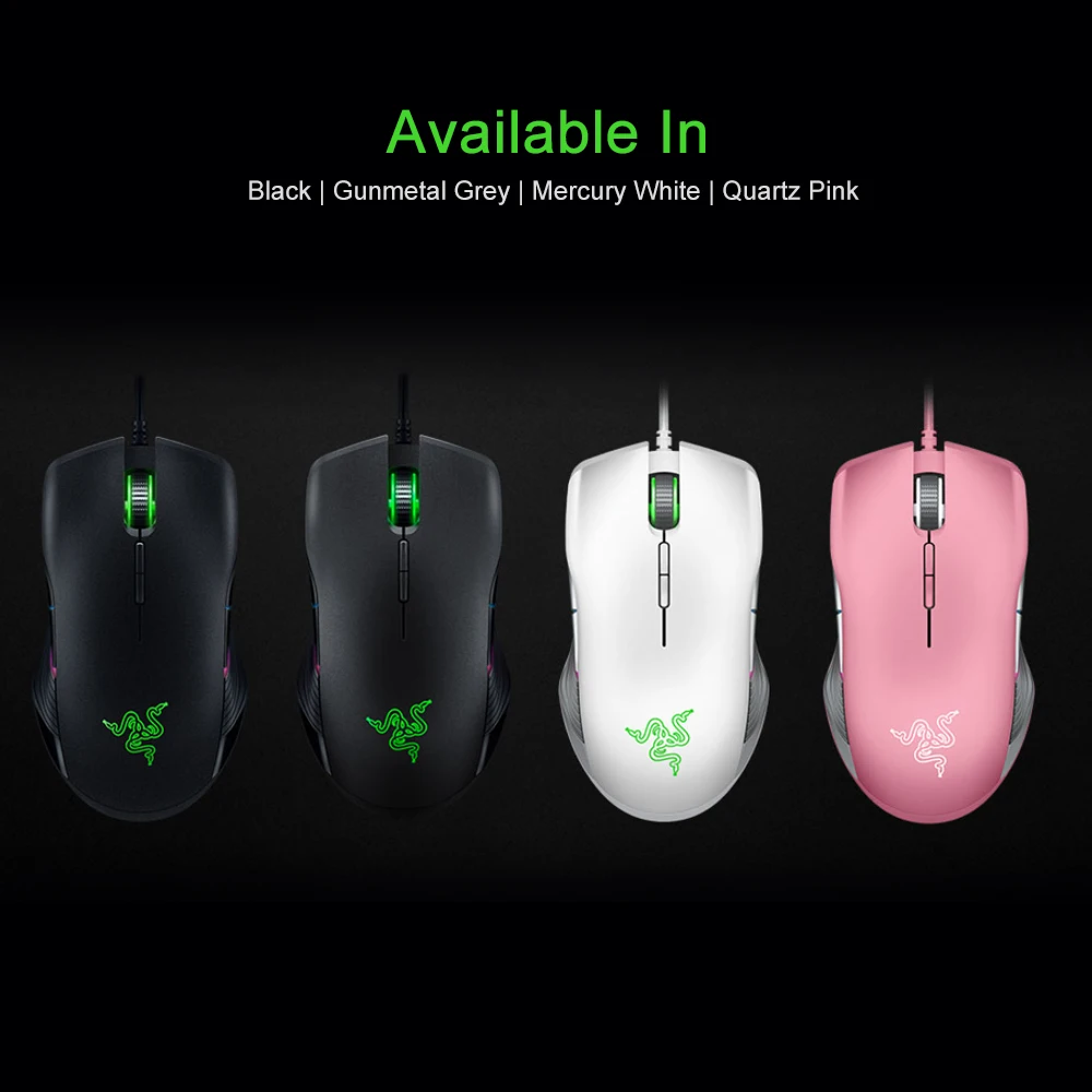 razer Lancehead турнирный выпуск Проводная игровая мышь 16000 точек на дюйм 5 г Оптический сенсор левый и правый обе руки игровой мышь