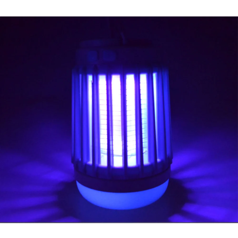 

3in1 USB Solar Mosquito Killer Lamp Portable Rechargeable Camping LED Tent Lamp For Hiking Zapper Pest Trap Light For Outdoor