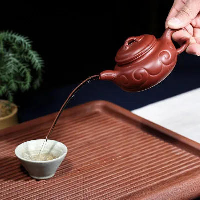 Yixing Zisha чайник знаменитый ручной работы бутик руды аутентичный Dahongpao Ruyi антикварный чайный горшок чайный набор кунг-фу
