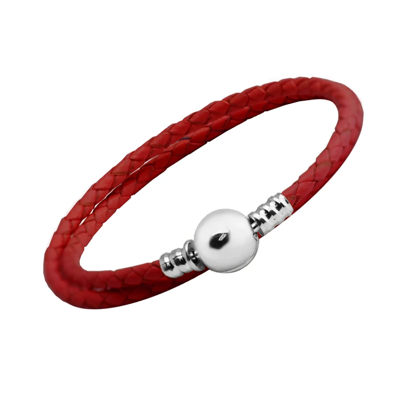 Браслеты QANDOCCI из стерлингового серебра 925 пробы для женщин сделай сам бисер
