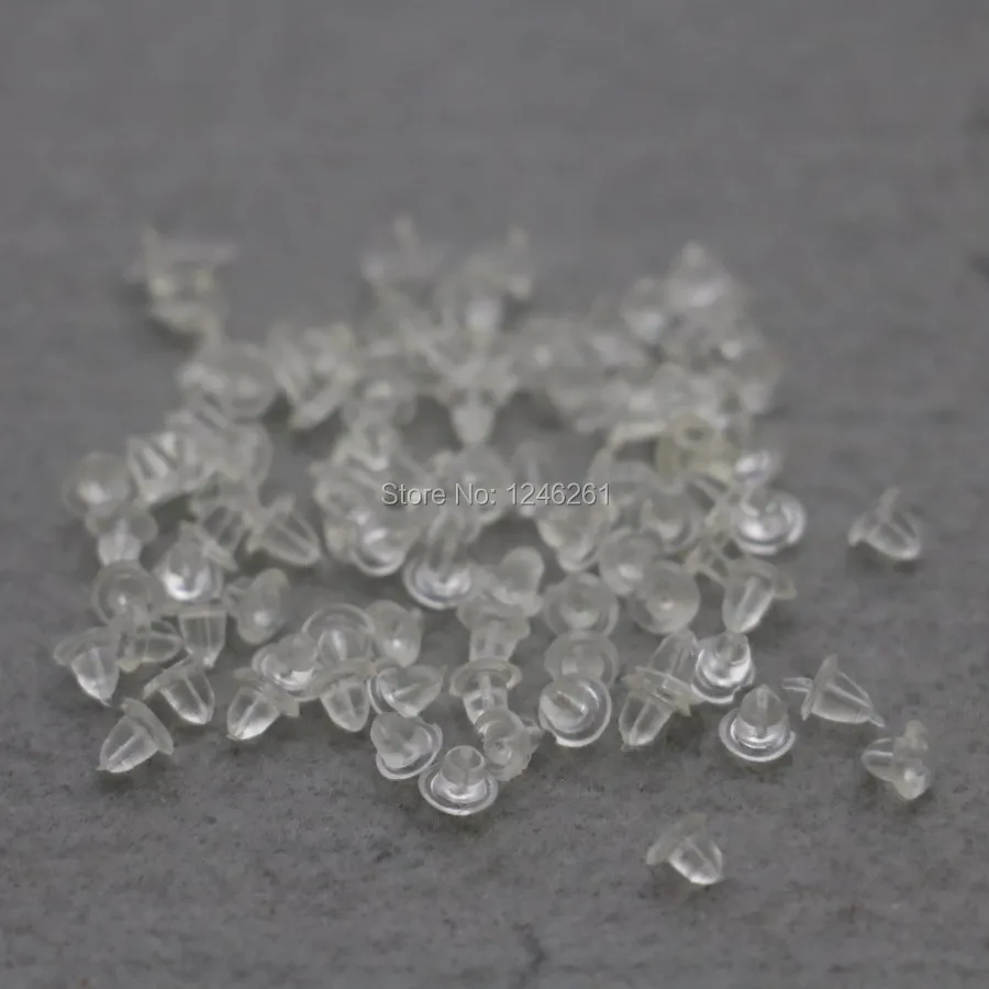 100 шт полиэтиленовые затычки для ушей DIY фурнитура аксессуаров Аппаратные