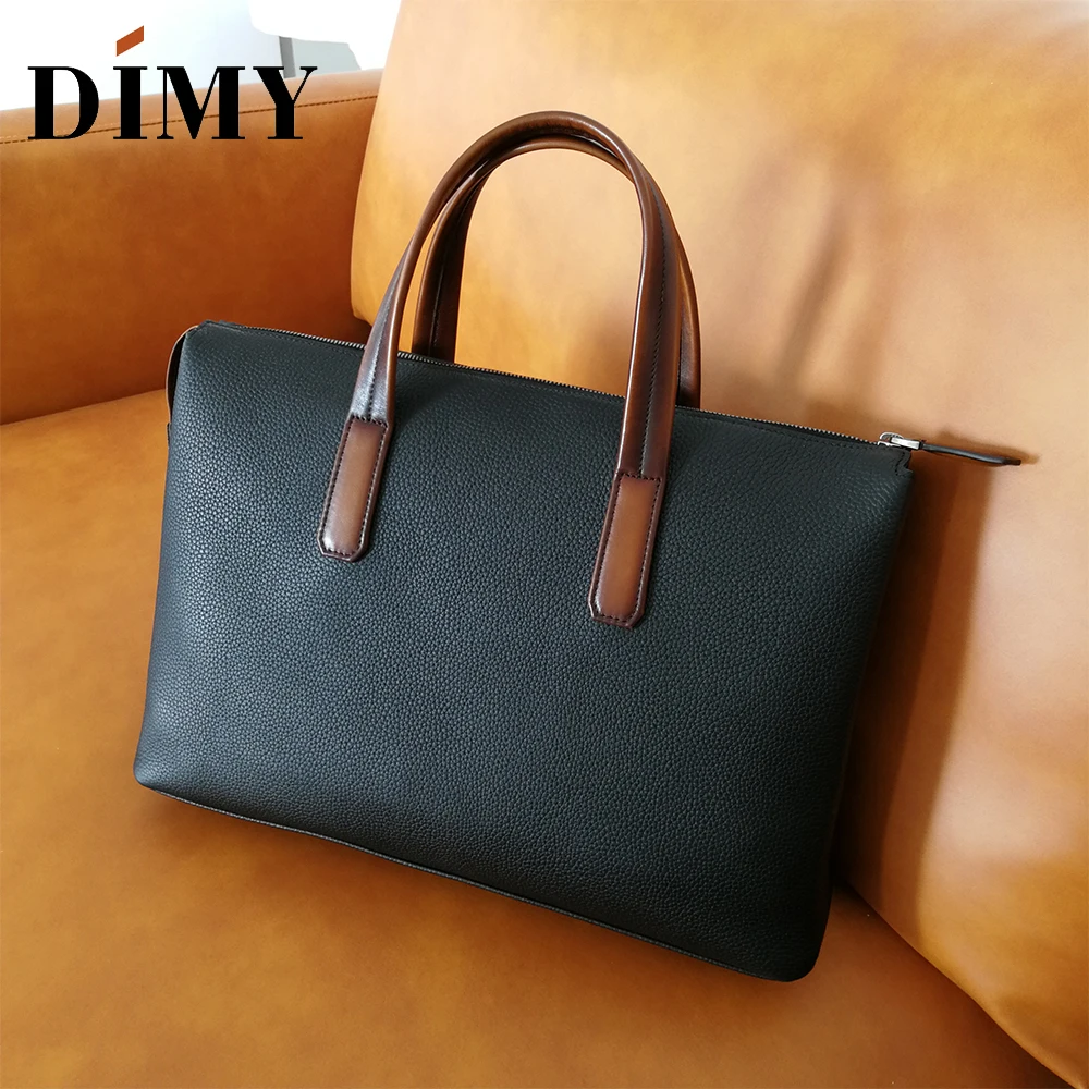 Мужская деловая сумка Dimy Man портфель из воловьей кожи 14 дюймов рождественский